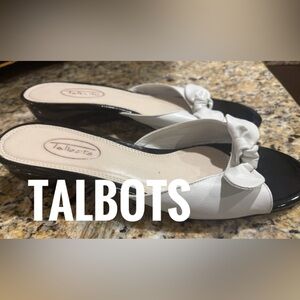 Talbots shoe slip on leather